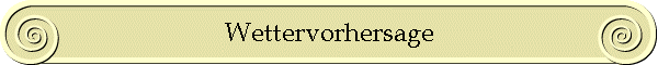Wettervorhersage